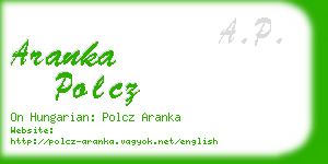 aranka polcz business card